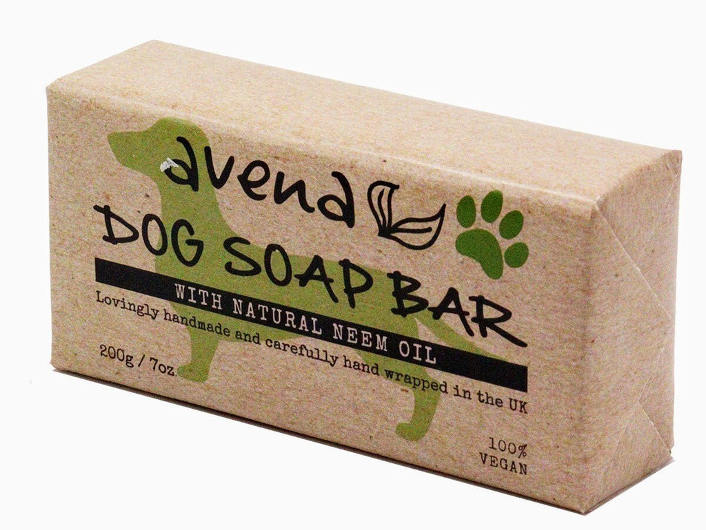 Dog Shampoo Bar Neem & Lemongrass Huge 200g Natural Dog Soap Vegan Grooming UK