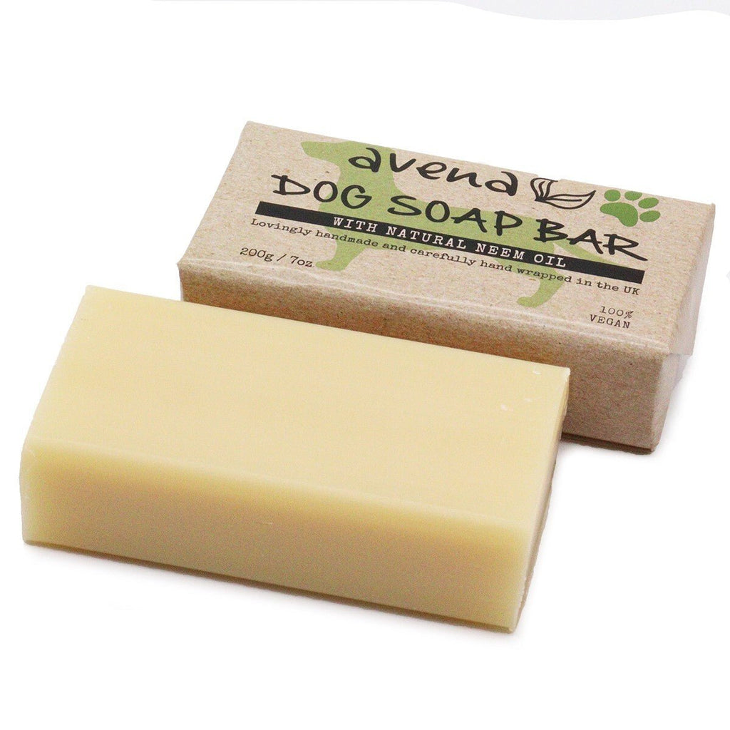 Dog Shampoo Bar Neem & Lemongrass Huge 200g Natural Dog Soap Vegan Grooming UK